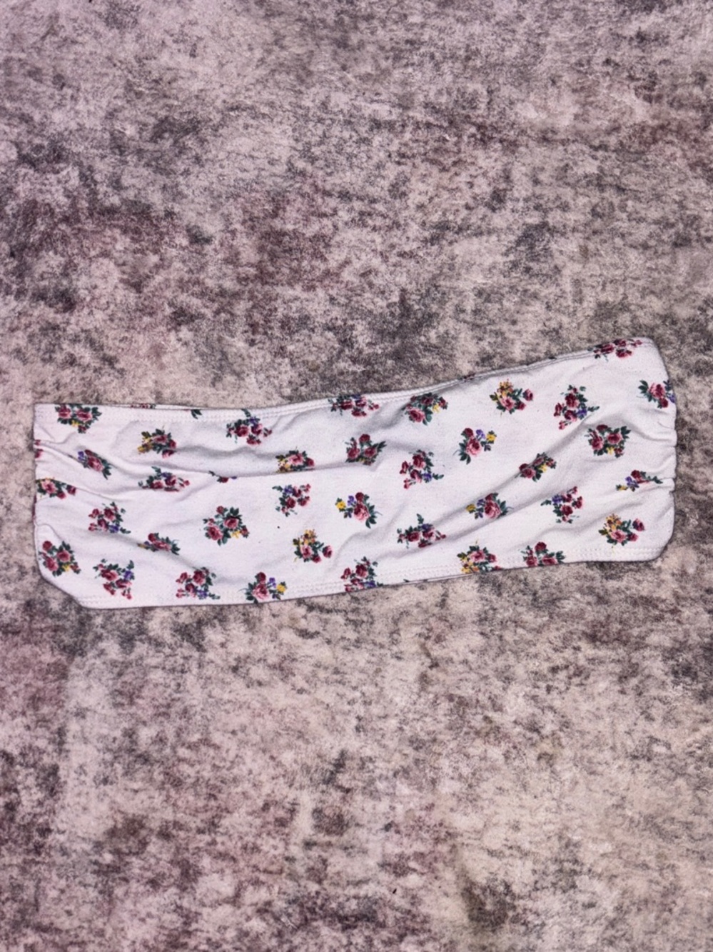 Large Floral Bandeau Top